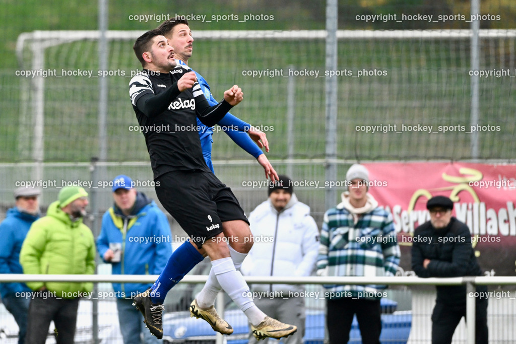 MSC Magdalen vs. SV Wernberg | #9 Mario Dolinar MSC Magdalen, #37 Philipp Ronacher SV Wernberg, MSC Magdalen vs. SV Wernberg, MSC Magdalen vs. SV Wernberg am 10.11.2024 in Magdalen (Sportplatz Magdalen), Austria, (Photo by Bernd Stefan)