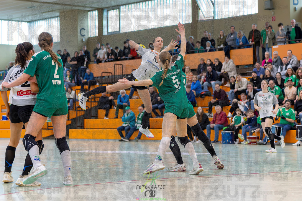 Jugendbundesliga wJA, Pokalrunde, HSG Kleenheim/Langgöns - Frisch Auf Göppingen | Jugendbundesliga wJA, Pokalrunde, HSG Kleenheim/Langgöns - Frisch Auf Göppingen am 28.02.2026 in Oberkleen (Weidig-Halle)Photo © 2026 - Jörg Heinrich - Realisiert mit Pictrs.com