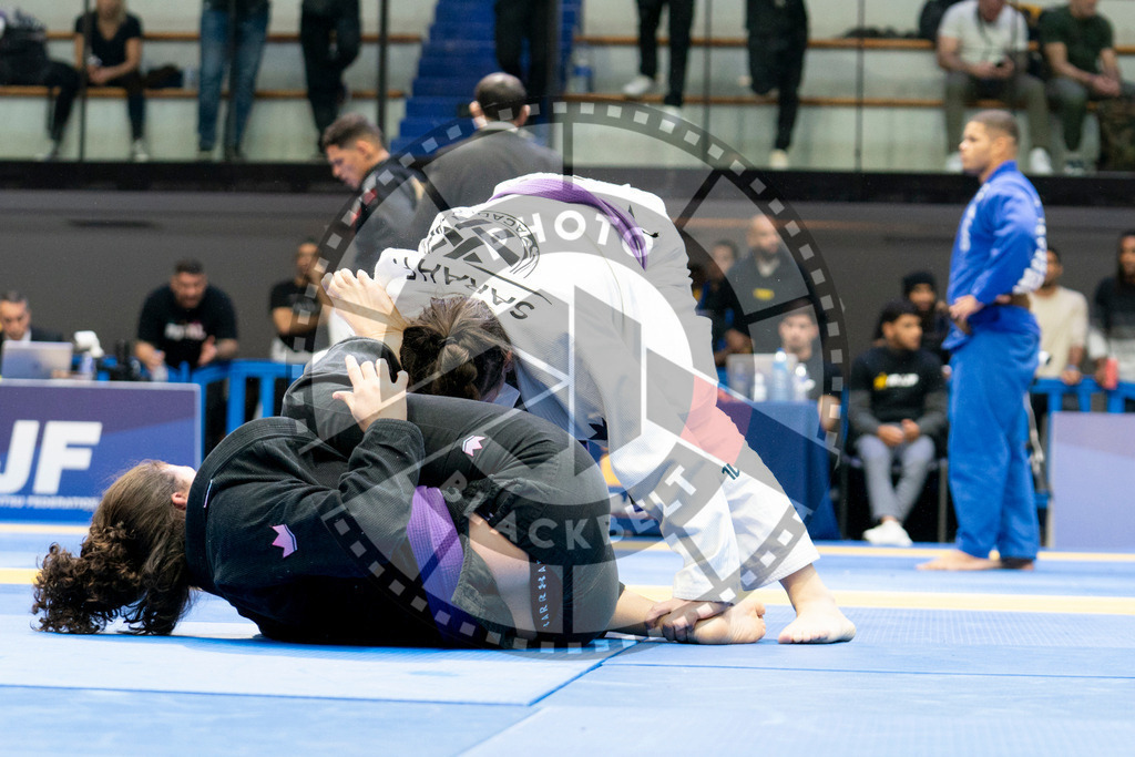 20240124PBB04592 | Fighters compete during the second day of the IBJJF European Championship in Paris, France, on January 24, 2024.
