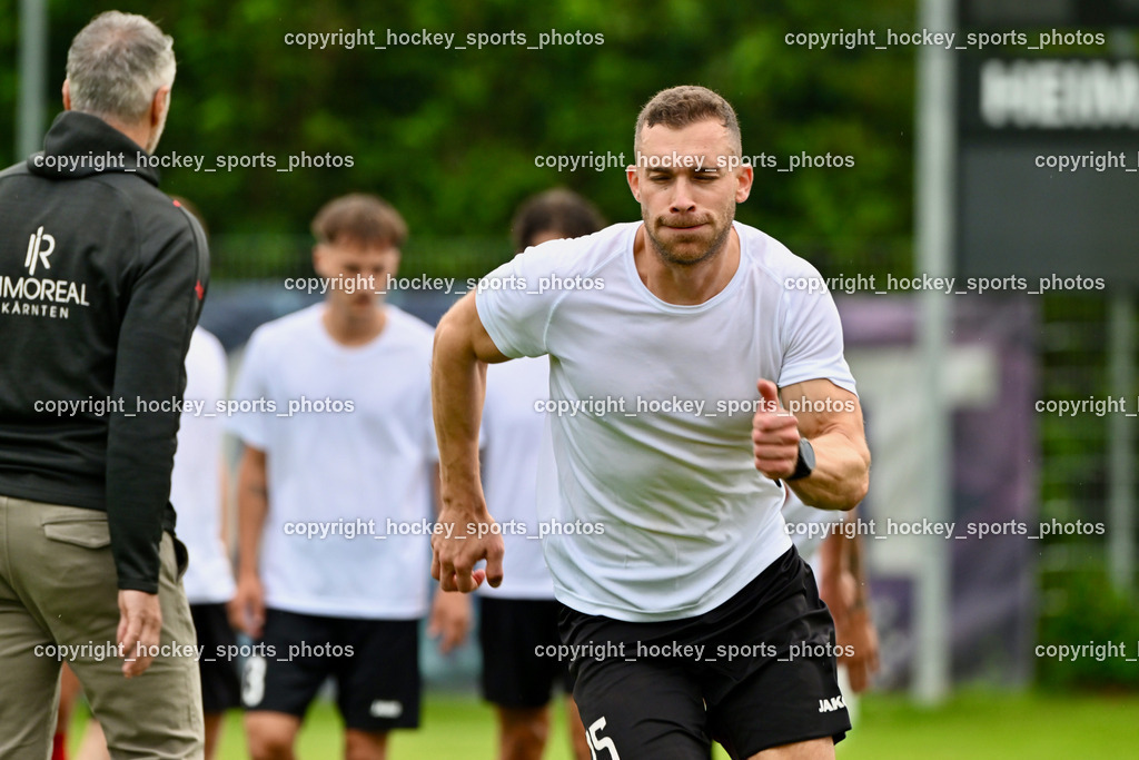 SAK vs. ATUS Ferlach | #15 Martin Posratschnig ATUS Ferlach, SAK vs. ATUS Ferlach, SAK vs. ATUS Ferlach am 01.08.2025 in Klagenfurt (Sportpark Welzenegg), Austria, (Photo by Bernd Stefan)