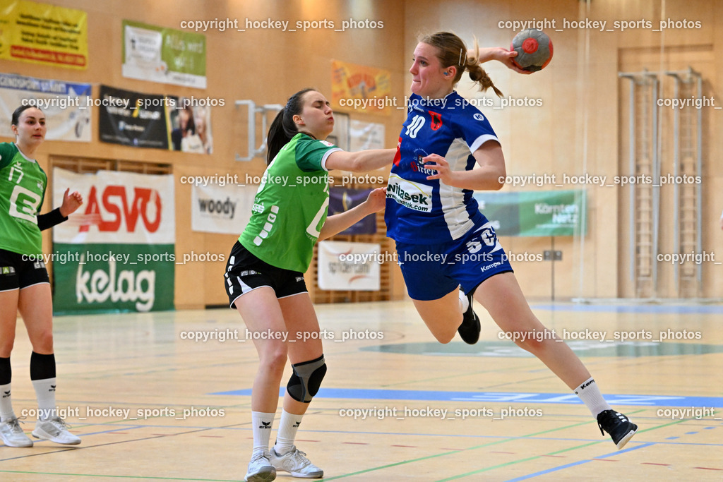 SC Ferlach Damen vs. HIB Graz 18.2.2023 | #13 SPALT Lisa, #10 Fister Petra