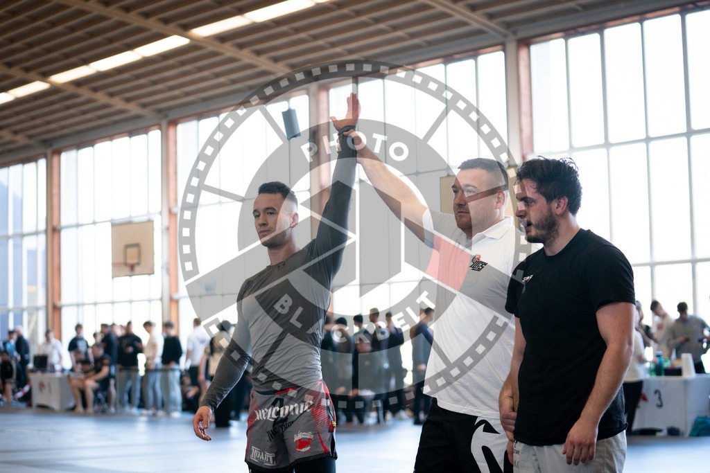 20240309PBB5650 | Fighters compete during the International Luta Livre (ILLCS) Spring Championship in Hannover, Germany, on March 9, 2024.