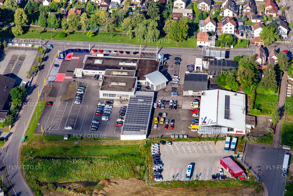 Tretter Automobile GmbH | Luftbild: Tretter Automobile GmbH in Kandel im Bundesland Rheinland-Pfalz in Deutschland. Foto: IMG_141843.jpg vom 18.06.2024 durch ©2025 Werner Riehm fly-foto.de/copyright - Realisiert mit Pictrs.com