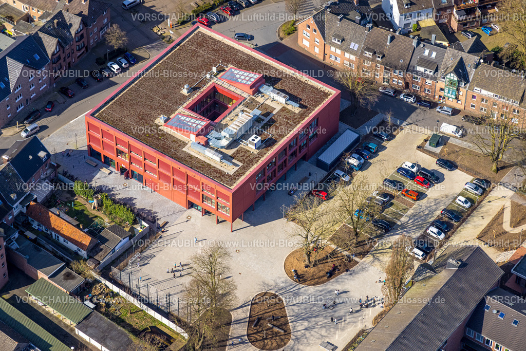 Emmerich240313190 | Luftbild, Städtische Gesamtschule Emmerich am Rhein, Emmerich, Emmerich am Rhein, Nordrhein-Westfalen, Deutschland