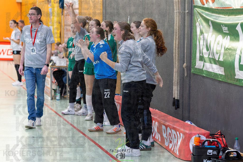 Jugendbundesliga wJA, Pokalrunde, HSG Kleenheim/Langgöns - Frisch Auf Göppingen | Jugendbundesliga wJA, Pokalrunde, HSG Kleenheim/Langgöns - Frisch Auf Göppingen am 28.02.2026 in Oberkleen (Weidig-Halle)Photo © 2026 - Jörg Heinrich - Realisiert mit Pictrs.com