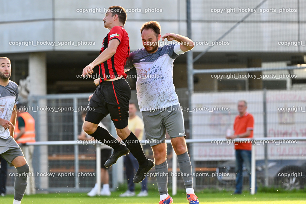 MSC Magdalen vs. ATUS Nötsch  | #9 Raphael Nageler ATUS Nötsch, #15 Christoph Erlacher MSC Magdalen, MSC Magdalen vs. ATUS Nötsch , MSC Magdalen vs. ATUS Nötsch  am 18.07.2025 in Villach (Sportplatz Magdalen), Austria, (Photo by Bernd Stefan)
