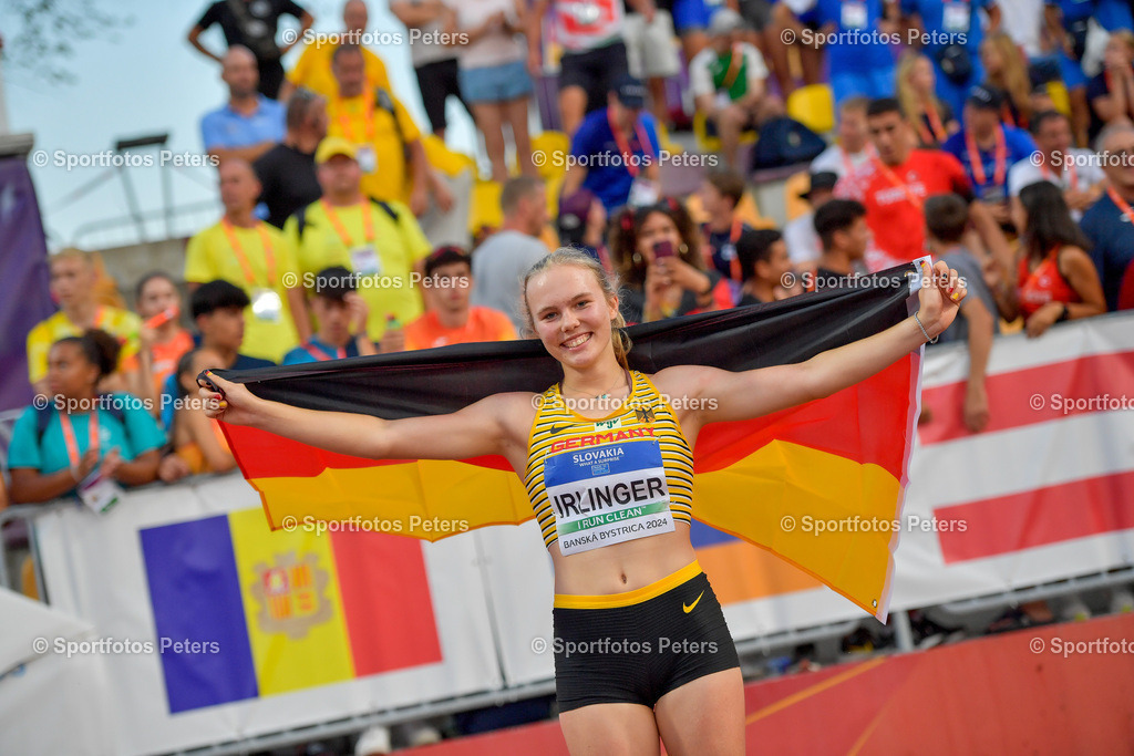 U18 EM - Tag 4_96 | European Athletics U18 Championships am 21.07.2024 in Banska Brystica; Speerwurf, Konstanze Irlinger.Foto: Kai Peters - Realisiert mit Pictrs.com