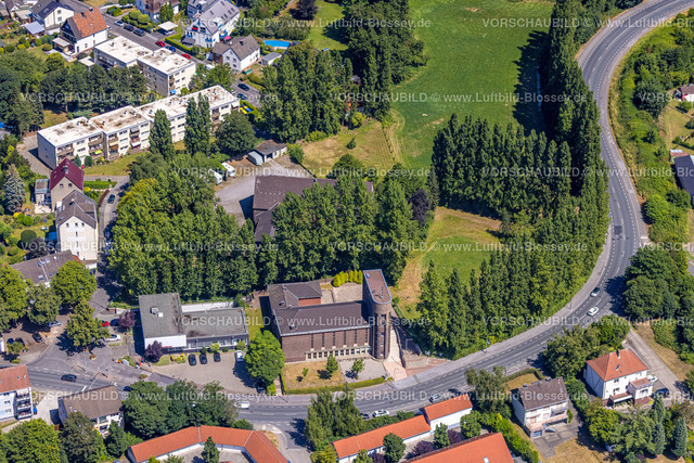 Dortmund220705800 | Luftbild, Verheißungskirche - Evang.  Miriam-Kirche, Kirchlinde, Dortmund, Ruhrgebiet, Nordrhein-Westfalen, Deutschland