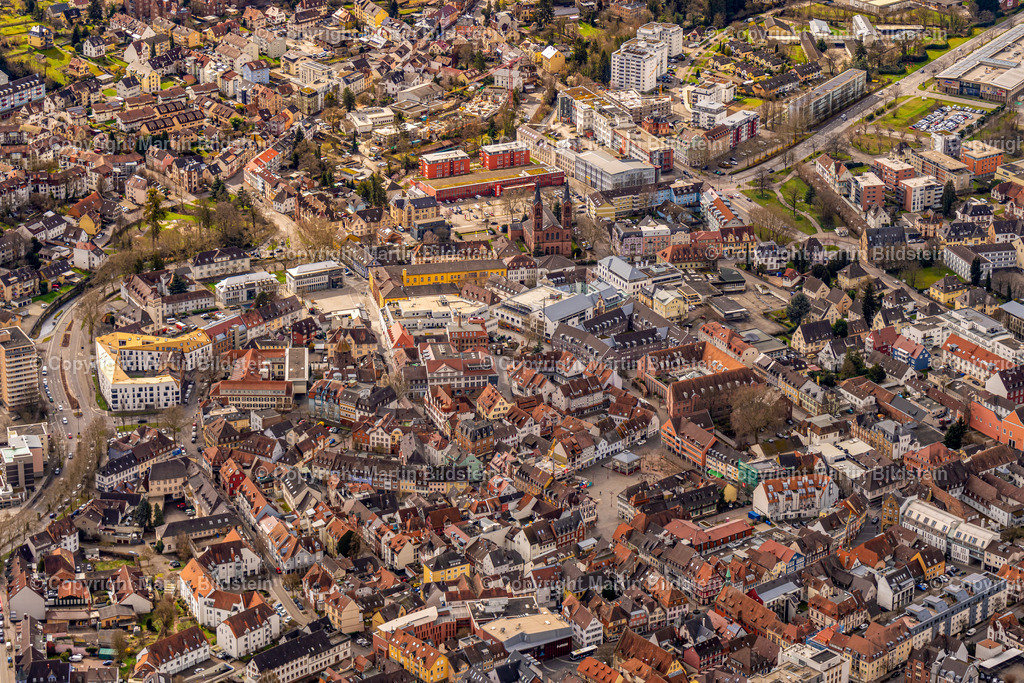 Lahr-1-12-03-23-1-51 | Bilder Fotos Luftbilder Luftaufnahmen Deutschland Süden Westen Schwarzwald Baden Württemberg  