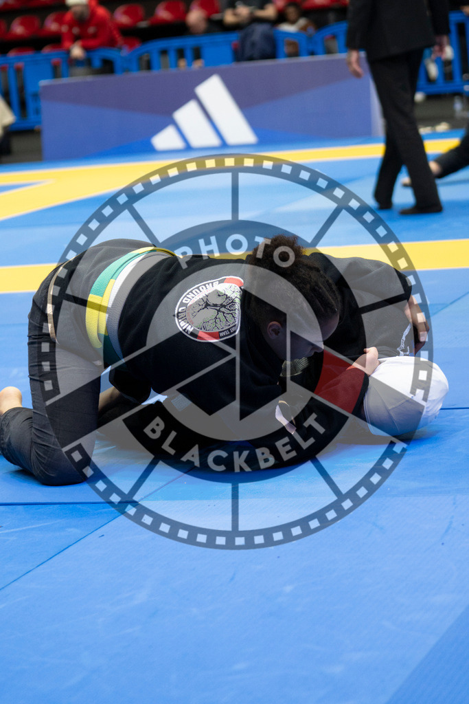 20240119PBB3203 | Fighters compete during the IBJJF European Championship in Paris, France, on January 19, 2024.