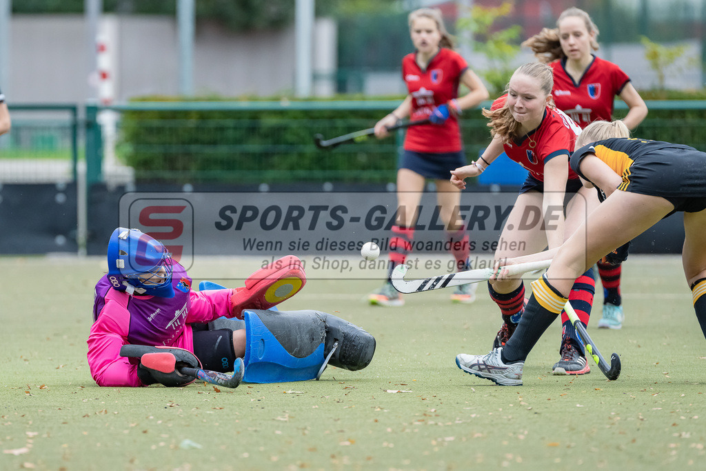 HK_20231022_105844 | Platz 3 Deutsche Meisterschaft Feld WU16 Berliner HC - Harvestehuder THC am 22.10.2023 DHC, Düsseldorf ,