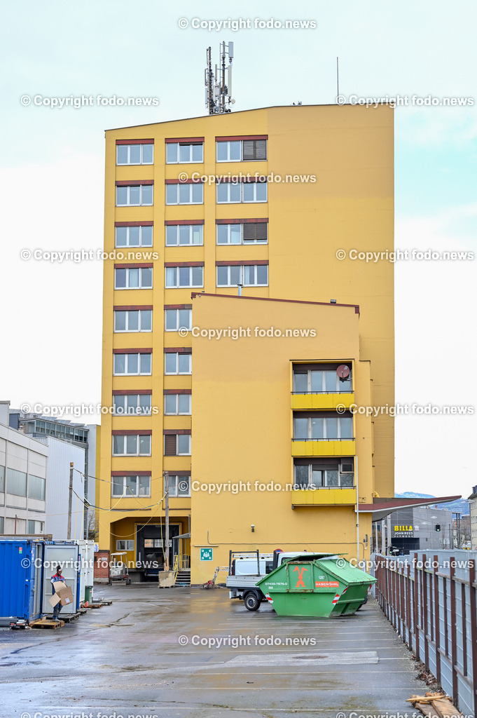 Schachermayer Linz_ Baustelle_ Raimundstrasse_ 27.03.2023-7 | 27.03.2023, Schachermayer Linz, AUT, Baustelle Schachermayer Linz, im Bild Abriss Gebauede Schachermayer Linz Raimundstrasse