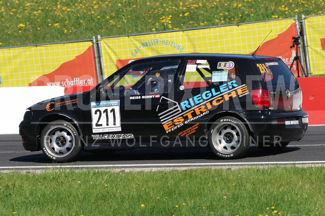 FIA European Hill Climb Championship – Rechberg 2026 | FIA European Hill Climb Championship at Rechberg, held from 24 to 26 April 2026 near Tulwitz, Styria, Austria. The image shows Ronald REISS (AUT) VW Polo GTI.