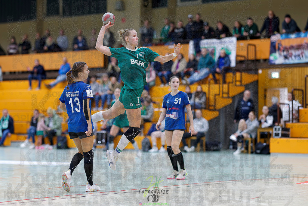 Jugenbundesliga wJB; HSG Kleenheim/Langgöns - SG Kappelwindeck/Steinbach | Jugenbundesliga wJB; HSG Kleenheim/Langgöns - SG Kappelwindeck/Steinbach am 23.11.2025 in Oberkleen (Weidig-Halle)Photo © 2025 - Jörg Heinrich - Realisiert mit Pictrs.com