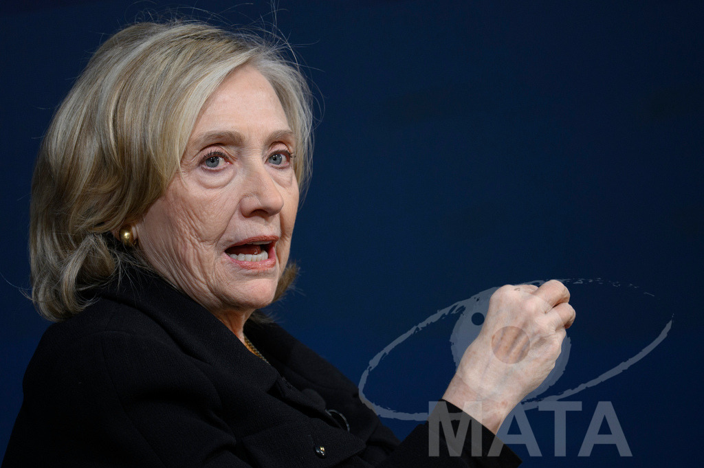 _DWA3777 | Die US-Politikerin Hillary Clinton auf der Veranstaltung Bridging Scholarship and Statecraft im Rahmen der Münchner Sicherheitskonferenz 2026. München, 13.02.2026 Bayern Deutschland  - Realisiert mit Pictrs.com