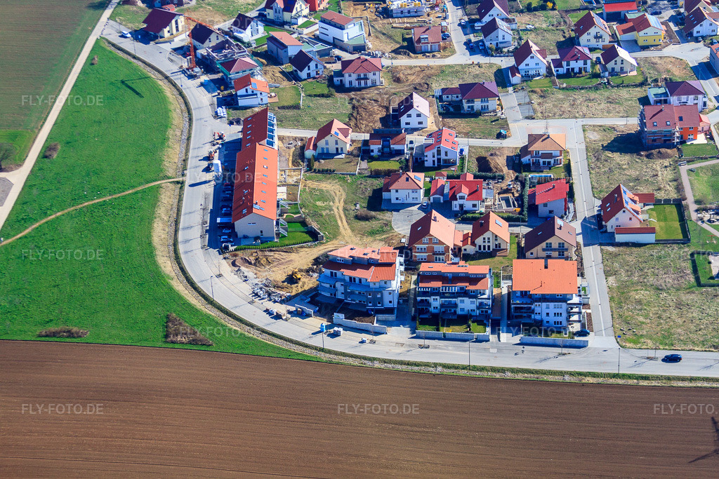 Luftbild: Am Höhenweg in Kandel im Bundesland Rheinland-Pfalz in Deutschland. Foto: IMG_38322.jpg vom 20.03.2011 durch Werner Riehm/FLY-FOTO.de
