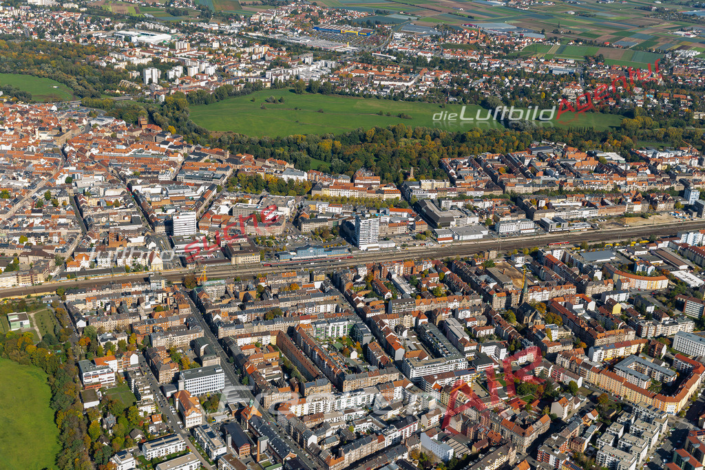 aktuelles Luftbild von  Fuerth - Luftaufnahme wurde 2019 von https://frankenair.de mittels Flugzeug (keine Drohne) erstellt.