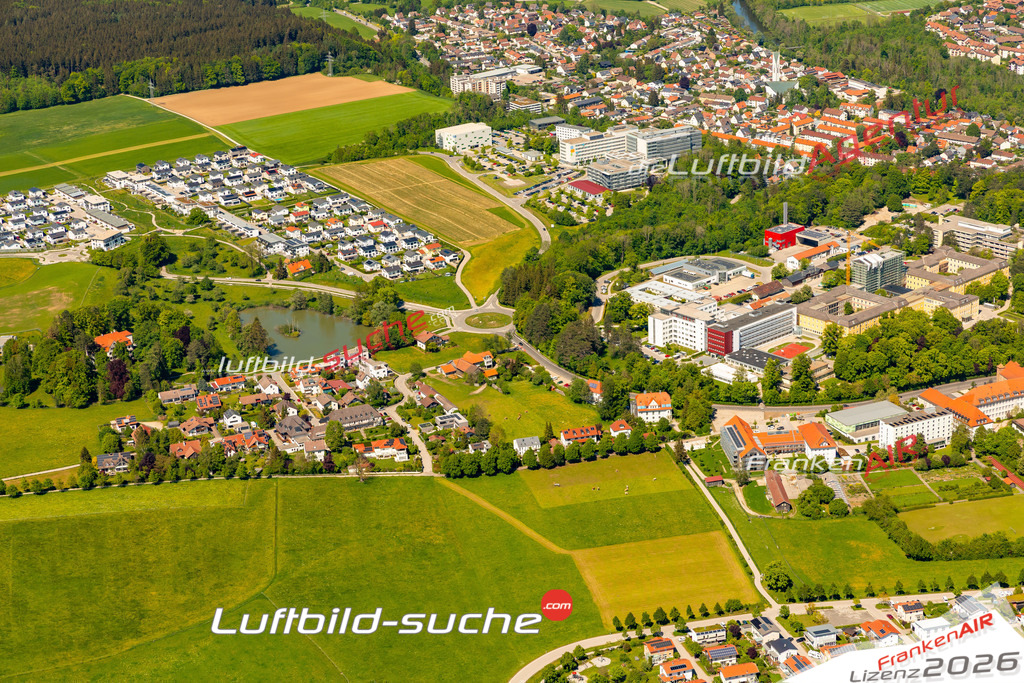Das Luftbild zeigt :  Kaufbeuren - Die Luftaufnahme wurde 2024 vom UL-Flugzeug aus erstellt ( keine Drohne ) - Hochauflösende Luftaufnahme - Für grossformatige Ausdrucke geeignet. Die Geschenkidee !Mit Lizenz und Bildrechte bestellbar