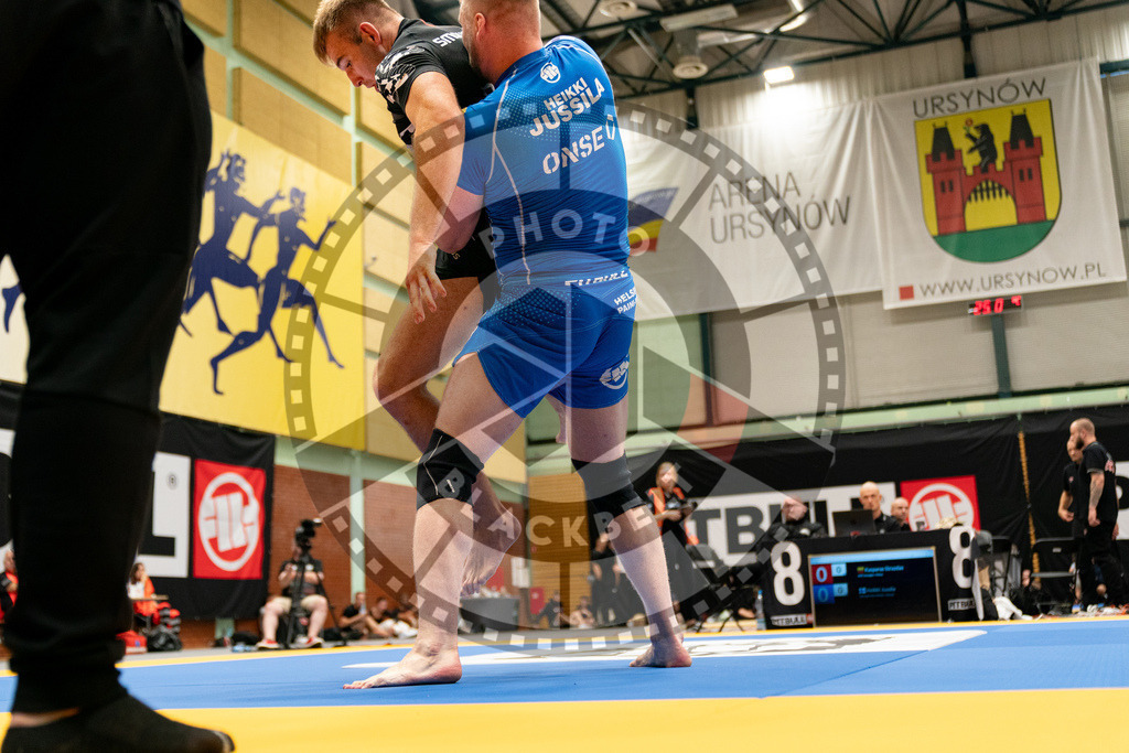 20230916PBB7234 | Fighters compete during the grappling tournement ADCC Trials (European, Middle East and African Championship) in Warsaw, Poland, on September 16, 2023.