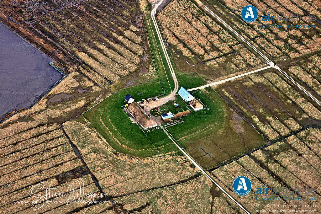 "Der Hallig Krog: Ein Refugium für Naturfreunde und Wassersportler" | Nordsee, Hamburger Hallig, Luftbild, Luftaufnahme, aerophoto, Luftbildfotografie, Luftbilder • max. 6240 x 4160 pix  - Hamburger-Hallig-airwatch-wagner-240A1584(1).jpg