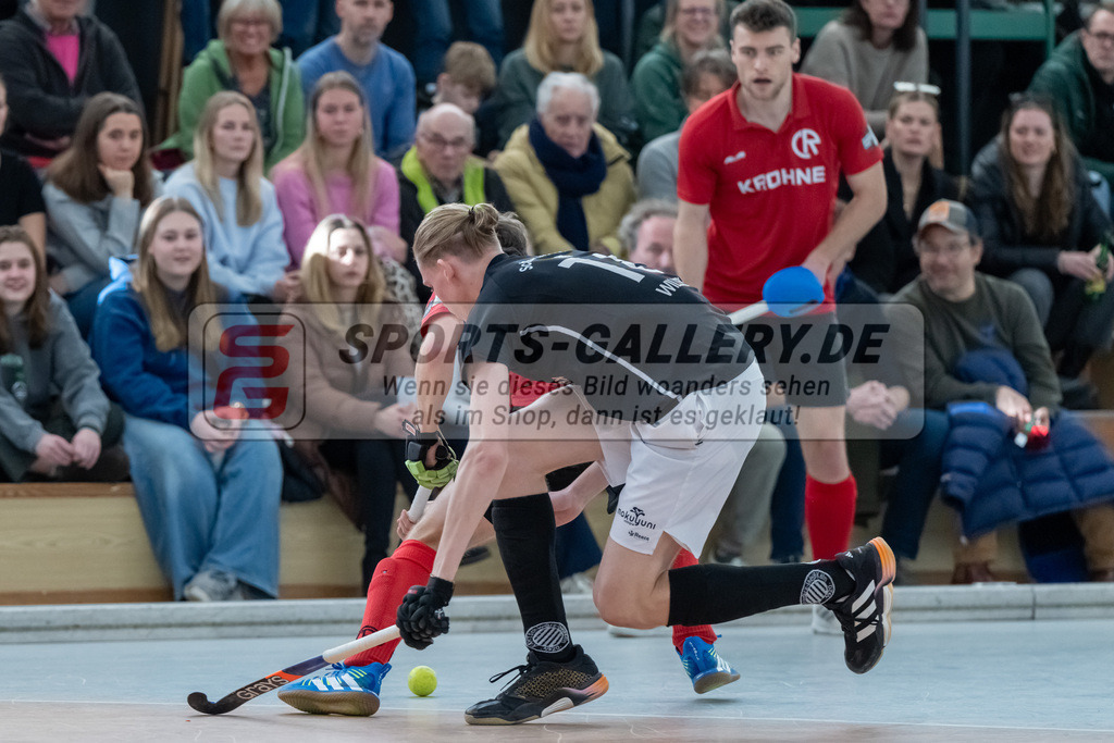 HK_20250202_102289 | 2. Bundesliga Halle Herren Club Raffelberg - Schwarz Weiss Köln am 2.2.2025 Halle am Raffelberg, Duisburg ,