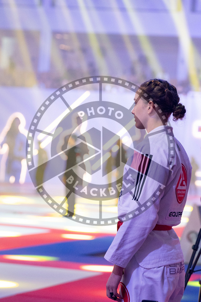 20231109PBB3082 | Fighters compete during the AJP World Professional Championship in the Mubadala Arena in Abu Dhabi, Arab United Emirates, on November 9, 2023.