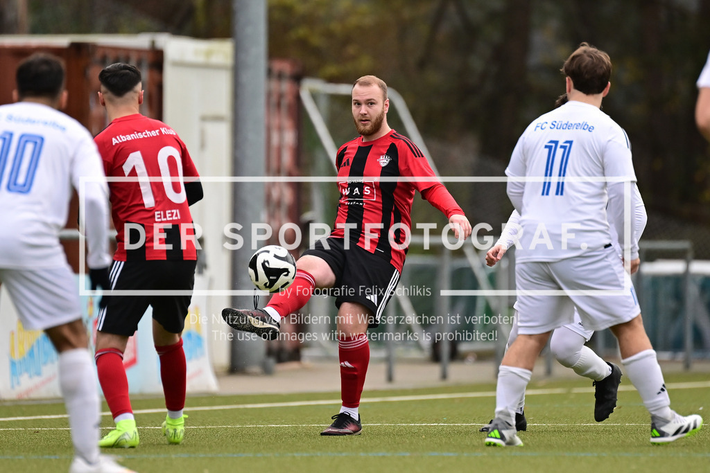 Fußball I Herren I Saison 2025-2026 I Kreisliga I 17. Spieltag I FC Süderelbe III - Klub Kosova II I 45654 | Der Sportfotograf. - Realisiert mit Pictrs.com