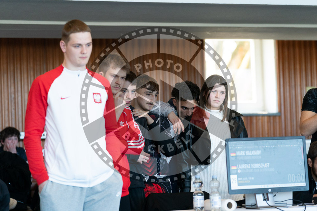 20250329PBB3554 | Fighters compete during the International Luta Livre (ILLCS) Germany IX Spring 2025 Competition spring on March 29, 2025 in Hannover, Germany.© Chiara Dazi