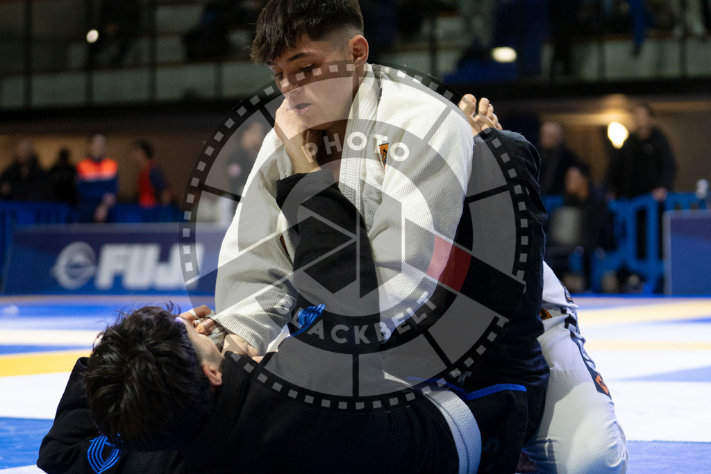 20240119PBB0126 | Fighters compete during the IBJJF European Championship in Paris, France, on January 19, 2024.
