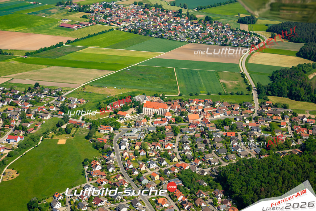 Das Luftbild zeigt Seligenporten Pyrbaum - Die Luftaufnahme wurde 2023 vom UL-Flugzeug aus erstellt ( keine Drohne ) - Hochauflösende Luftaufnahme - Für grossformatige Ausdrucke geeignet. Die Geschenkidee !Mit Lizenz und Bildrechte bestellbar