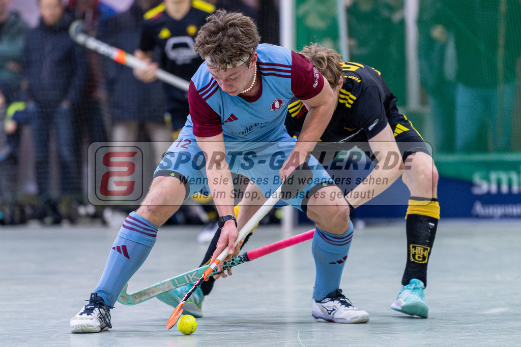SM_2025-01-12_mD5_-138 | 1.Bundesliga Hallenhockey  (M) UHC - HTHC / 12:13 (4:5)
