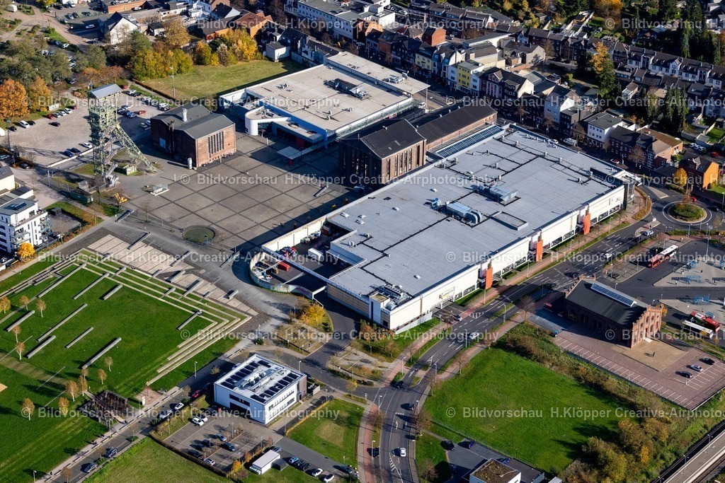 Luftbilder Alsdorf-7443 | Luftbildfotografie Gebäude des Einkaufszentrum " Anna-Park-Center " an der Straße Konrad-Adenauer-Allee in Alsdorf im Bundesland Nordrhein-Westfalen, Deutschland - Realisiert mit Pictrs.com