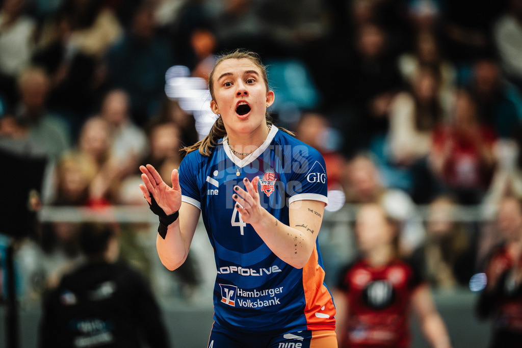 Volleyball | Frauen | Saison 2025/2026 | Volleyball Bundesliga | ETV Hamburger Volksbank Volleys vs. SSC Palmberg Schwerin | 17.01.2026 | Sarah Stiriz (#4, ETV Hamburger Volksbank Volleys)