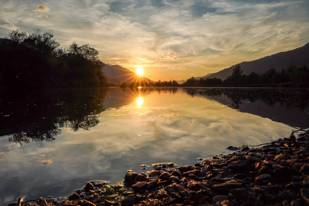 Sonnenuntergang am Gaishorn am See | walter-wagner-fotografie