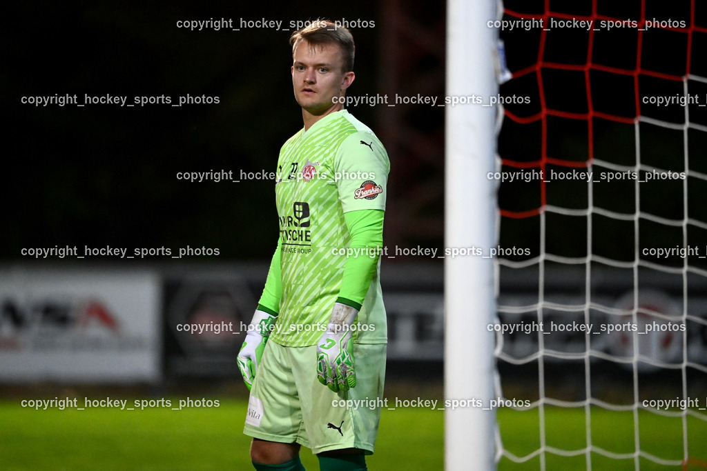 FC KAC 1909 vs. FC Nussdorf Debant | #22 Florian Magnes FC KAC, FC KAC 1909 vs. FC Nussdorf Debant, FC KAC 1909 vs. FC Nussdorf Debant am 19.09.2025 in Klagenfurt (Sportplatz KAC), Austria, (Photo by Bernd Stefan)