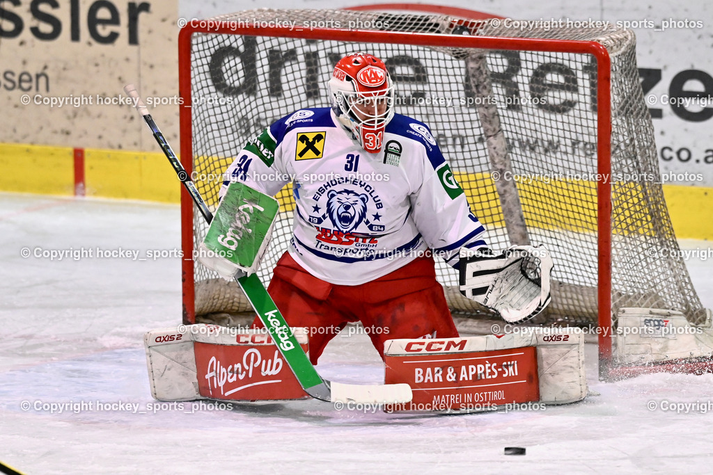 ESC SPARKASSE STEINDORF vs. UECR Huben  | #31 Sicher Michael UECR EISBÄREN HUBEN, ESC SPARKASSE STEINDORF vs. UECR Huben , ESC SPARKASSE STEINDORF vs. UECR Huben  am 06.02.2026 in Steindorf (Ossiachersee Halle), Austria, (Photo by Bernd Stefan)