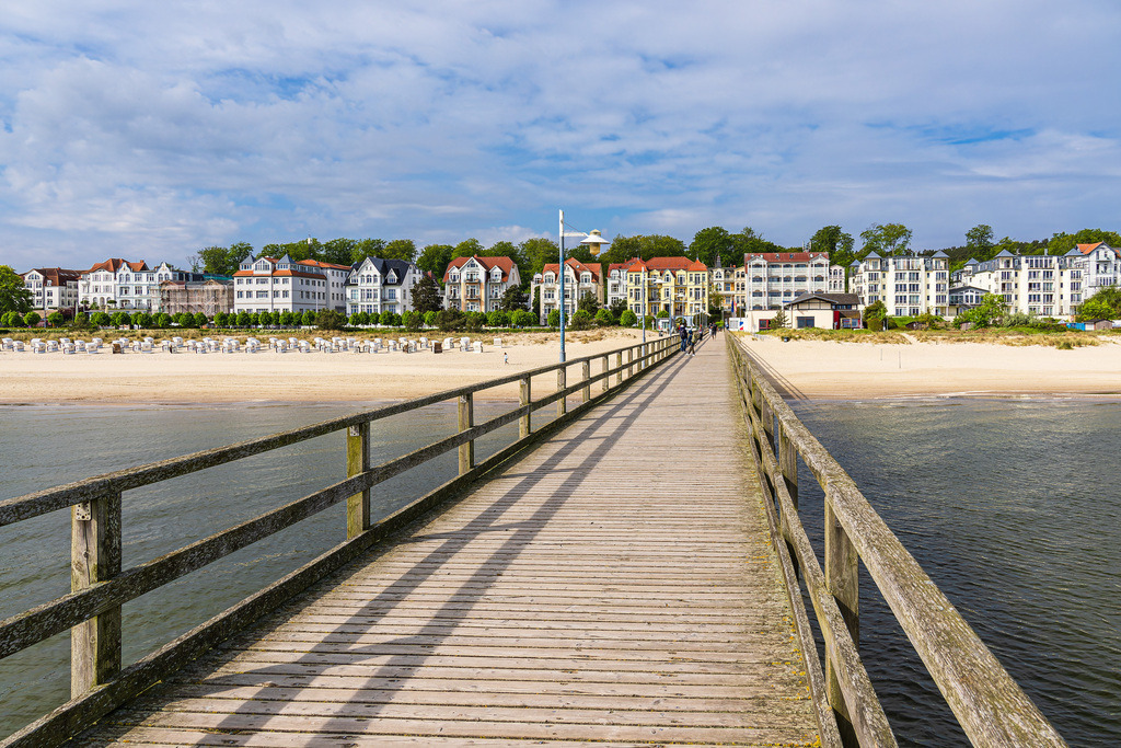 Die Seebrücke in Bansin auf der Insel Usedom | Die Seebrücke in Bansin auf der Insel Usedom.