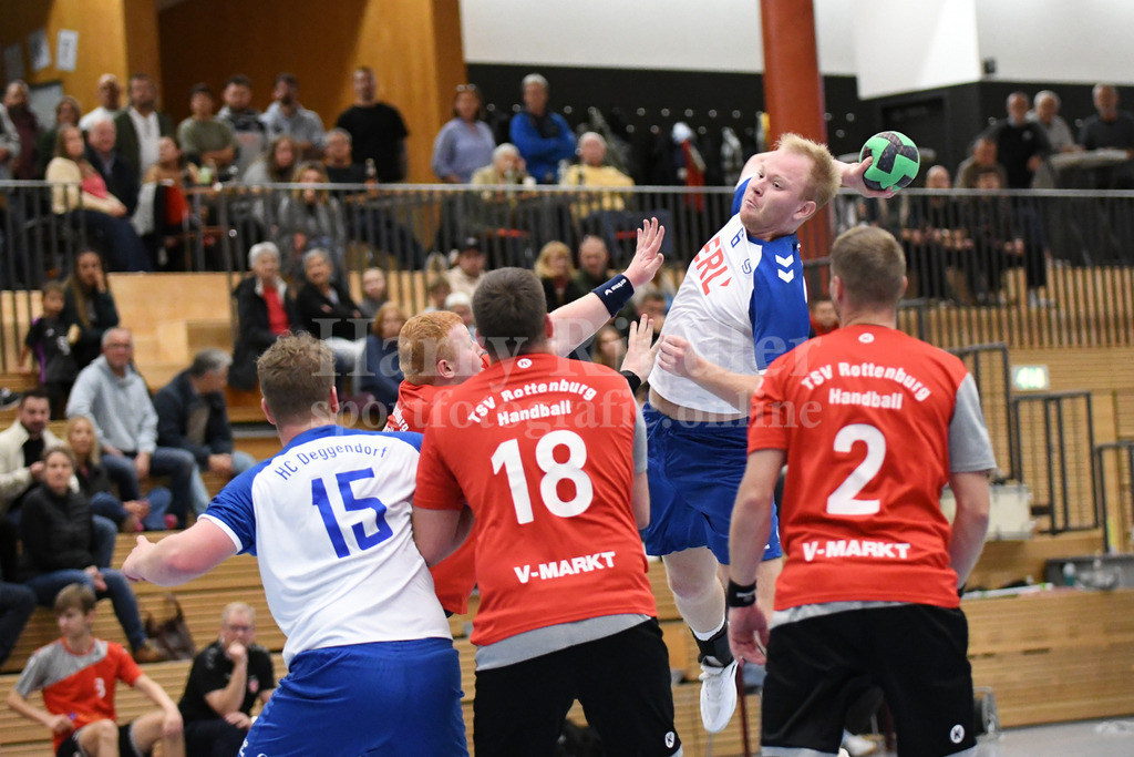 HC Deggendorf :  TSV Rottenburg  | Jan Stengl  (HC Deggendorf  #6) - Realisiert mit Pictrs.com