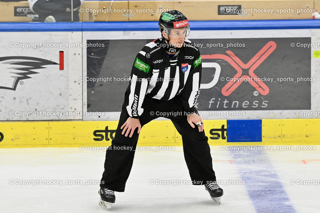 EC IDM WÄRMEPUMPEN VSV vs. HYDRO FEHERVAR AV 19 | BÄRNTHALER CHRISTOPH Referee, EC IDM WÄRMEPUMPEN VSV vs. HYDRO FEHERVAR AV 19, EC IDM WÄRMEPUMPEN VSV vs. HYDRO FEHERVAR AV 19 am 20.11.2024 in Villach (Stadthalle Villach), Austria, (Photo by Bernd Stefan)