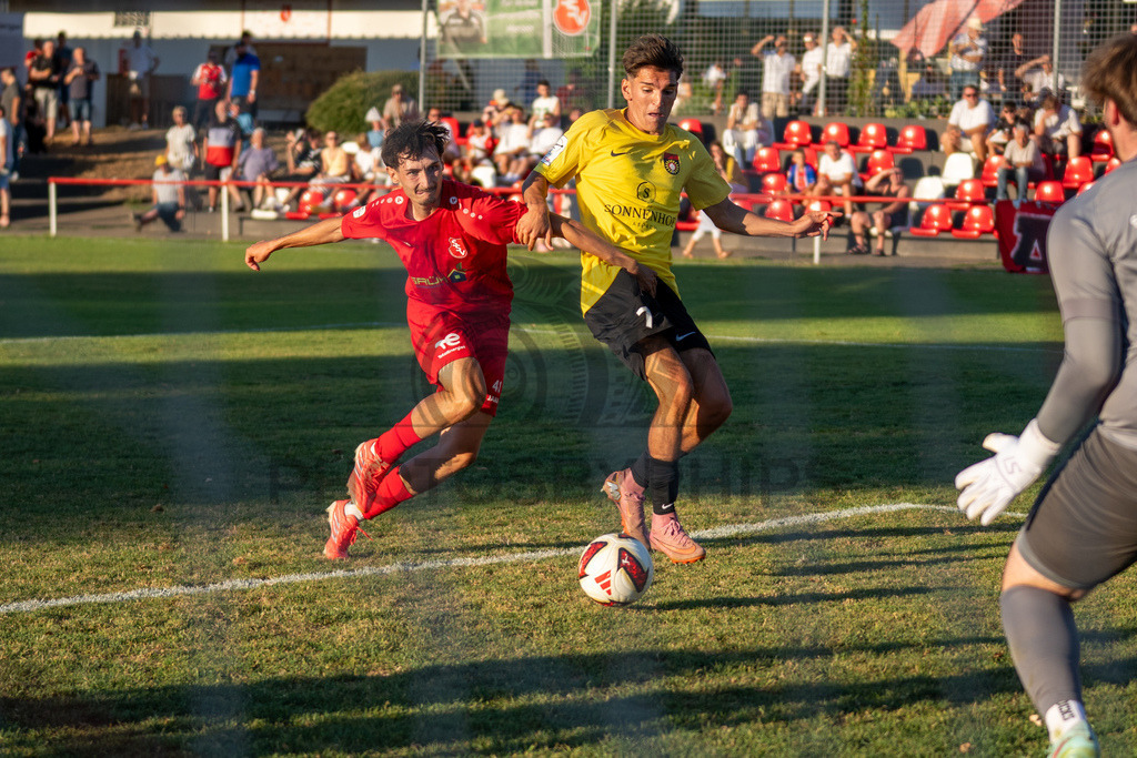 SSV Schwäbisch Hall vs. SG Sonnenhof Großaspach, Fussball, WFV-Pokal, 3. Runde, 11.08.2026 | Deli Hajdini (SG Sonnenhof Großaspach, #07),SSV Schwäbisch Hall vs. SG Sonnenhof Großaspach, Fussball, WFV-Pokal, 3. Runde, 11.08.2026