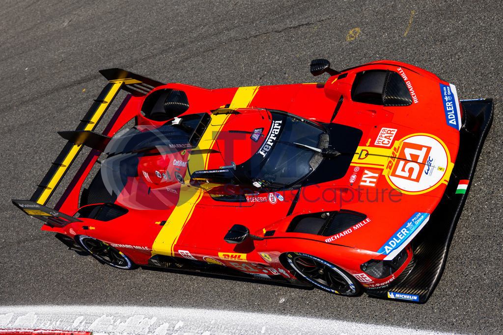 Trainproduction-20230708-0161 | MONZA,ITALY,08.Jul.23 - MOTORSPORTS - WEC, FIA World Endurance Championships, 6h of Monza, Autodromo Monza. Image shows Alessandro Pier Guidi (ITA), James Calado (GBR) and Antonio Giovinazzi (ITA/Ferrari AF Corse). Photo: Trainproduction / Matthias Trinkl