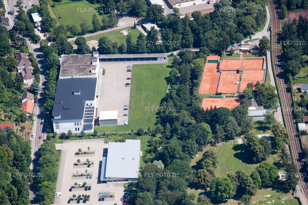 TC Ettlingen eV | Luftbild: TC Ettlingen eV in Ettlingen im Bundesland Baden-Württemberg in Deutschland. Foto: IMG_42045.jpg vom 27.06.2011 durch Werner Riehm/FLY-FOTO.de - Realisiert mit Pictrs.com