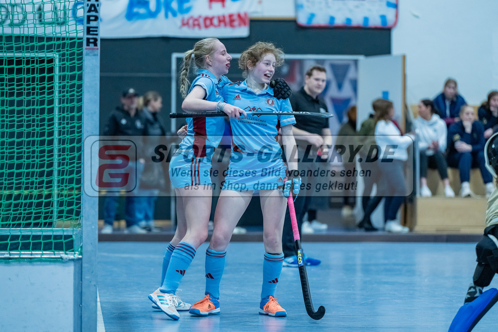 HK_20240303_108955 | 2. Halbfinale Deutsche Meisterschaft WU16 am 3.3.2024 Halle DHC, Düsseldorf ,