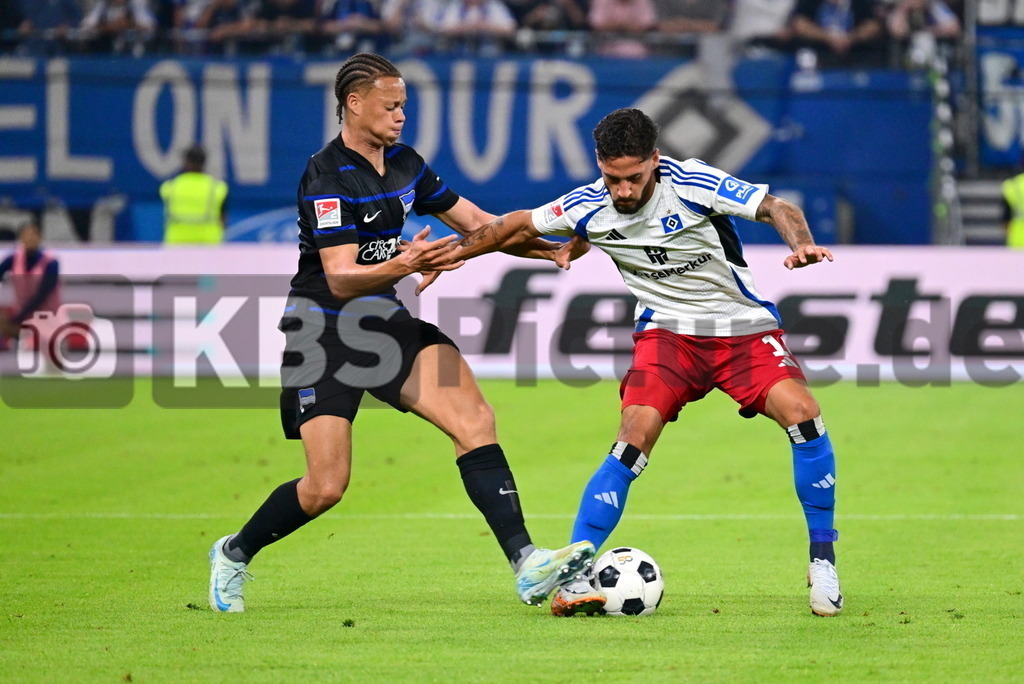KBS Picture_HSV-HerthaBSC_049 | v.l. Scherhant Derry (Hertha BSC) , Reis Ludovit (HSV) ,Sportplatz :  Volksparkstadion, - Realisiert mit Pictrs.com