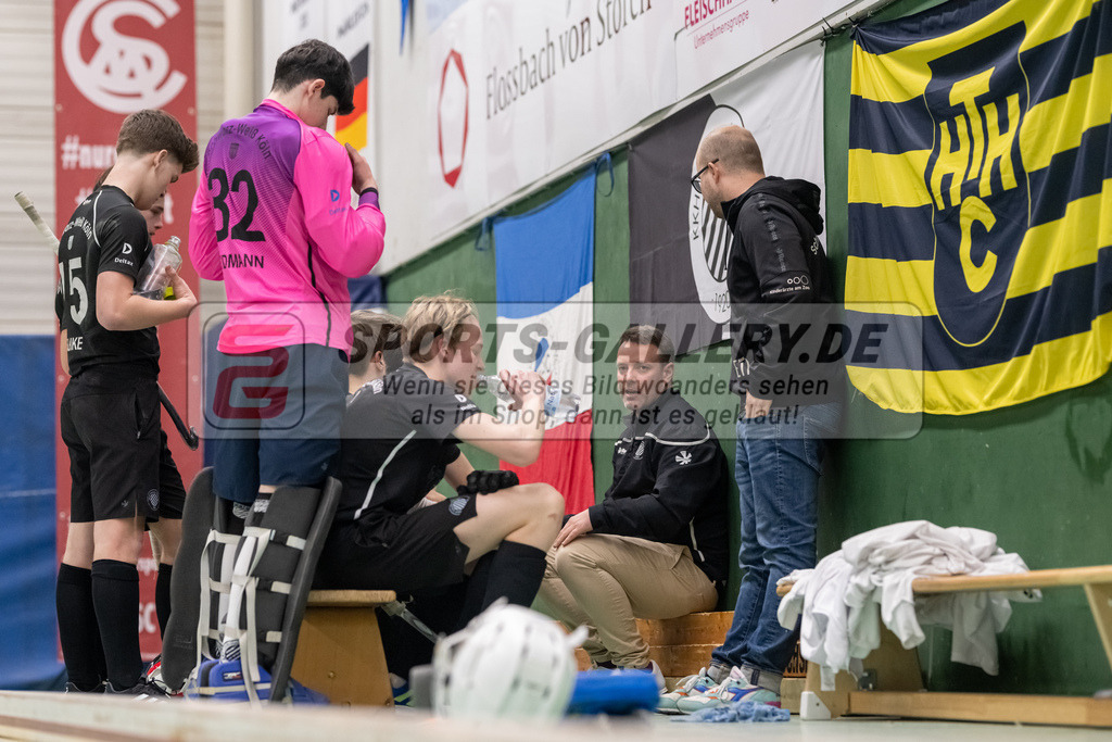 SFE_20230304_0032 | Deutsche Meisterschaft Männliche U16 Halle 2023 am 04.03.2023 in Köln (KTHC Stadion Rot-Weiss Köln Tennis and Hockey Club), Photo: Stephan Fehrmann 2022 (Sports-Gallery)