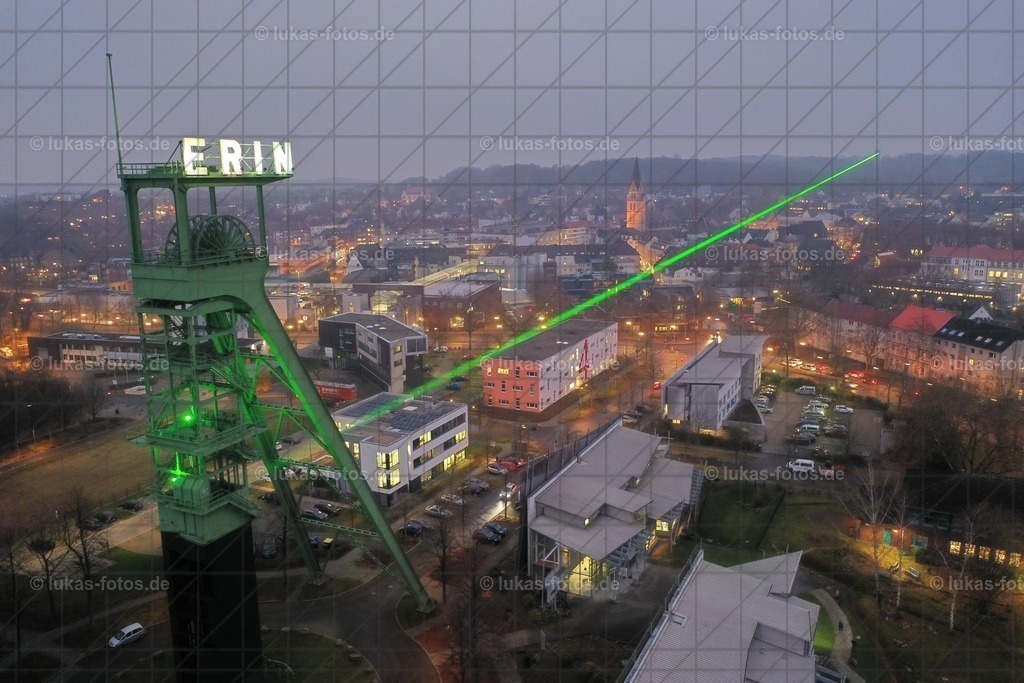 Luftbild Grüner Laser übr Castrop | Luftbild Grüner Laser übr Castrop - Realisiert mit Pictrs.com