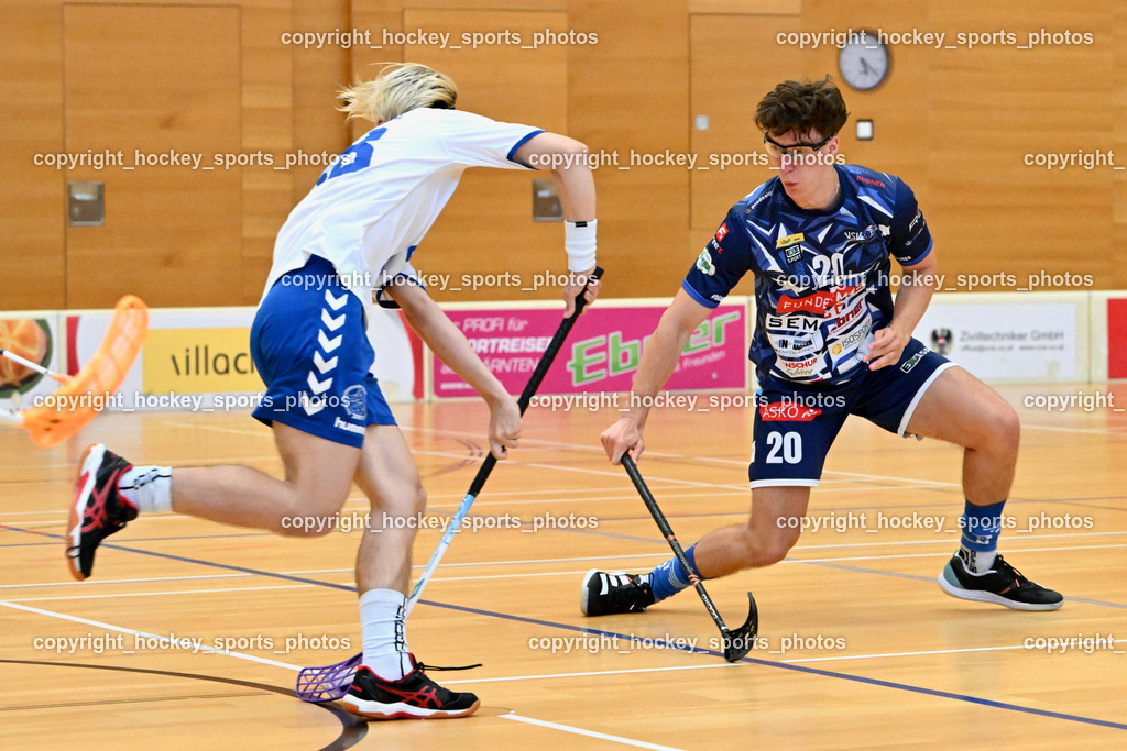 VSV Unihockey vs. Dunai Krokodilok 9.9.2023 | #88 Tihamér Simon, #20 David Gredler