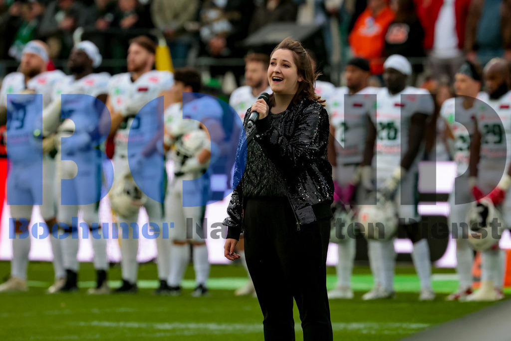  14.10.2023 - 
 | Sebastian Sendlak / Bochumer Nachrichtendienst (BOND) - GFL-Bowl 2023: Schwaebisch Hall Unicorns vs. Potsdam Royals - Realisiert mit Pictrs.com