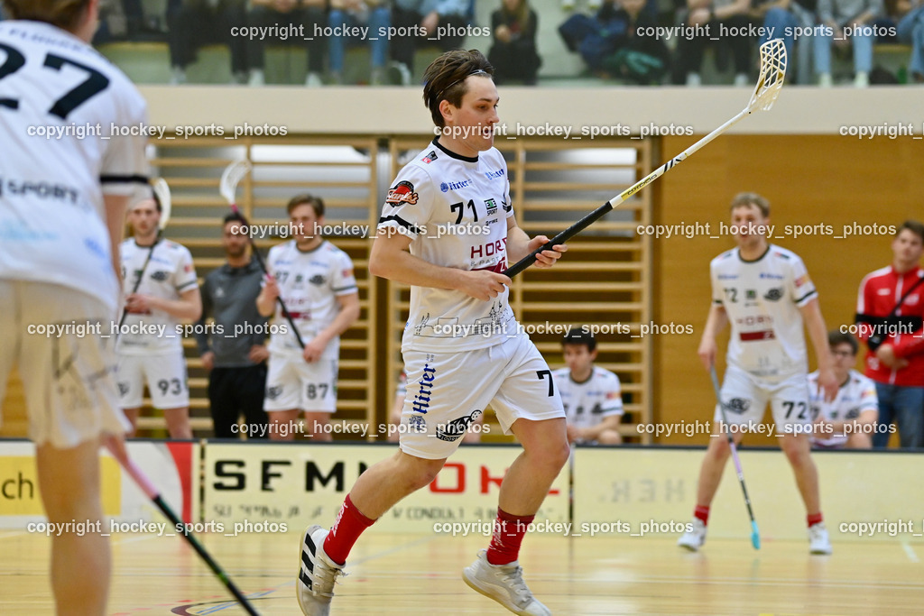 VSV Unihockey vs. KAC Floorball | #71 Christoph Platzer KAC Floorball, VSV Unihockey vs. KAC Floorball, VSV Unihockey vs. KAC Floorball am 28.03.2026 in Villach (Ballspielhalle St. Martin), Austria, (Photo by Bernd Stefan)