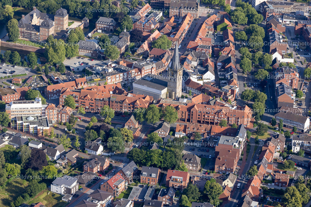 luftbilder-ahaus-kreis Borken-9892 | Luftbild Stadt Ahaus und Wasserschloss Ahaus - Realized with Pictrs.com